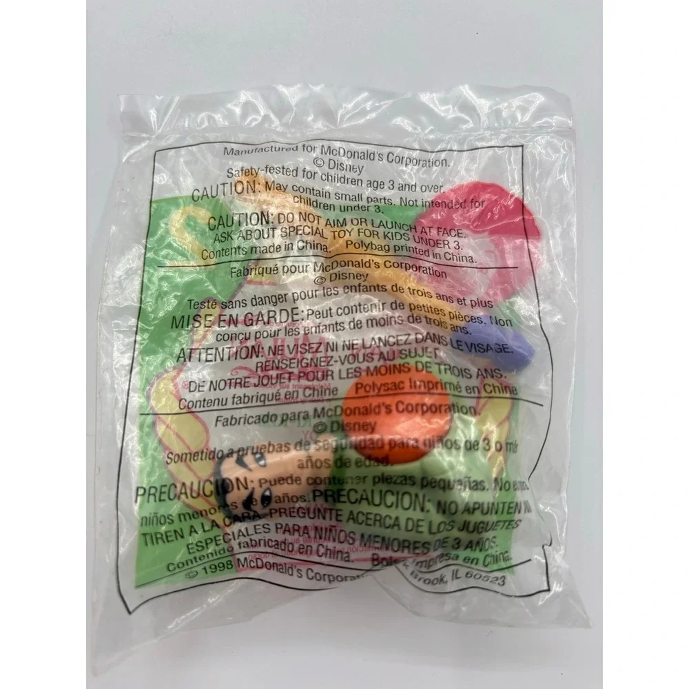 1998 Mulan McDonald's Happy Meal #2 MULAN AND CRI-KEE POP UP TOY Sealed‎